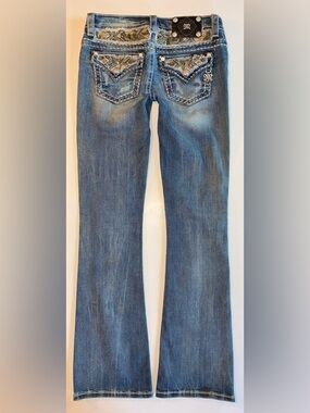 Miss Me - Distressed Camo Jeans